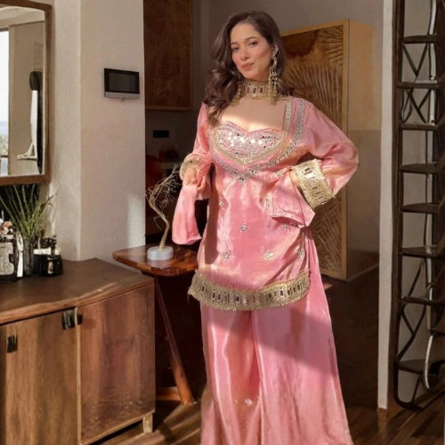 Noor Mirror Sharara Set