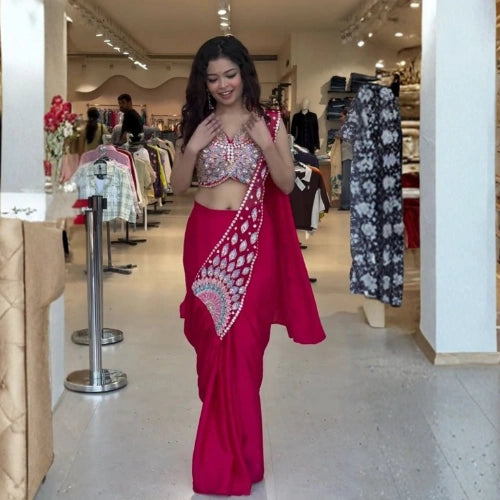 Ruby Royale Ready-to-Wear Saree
