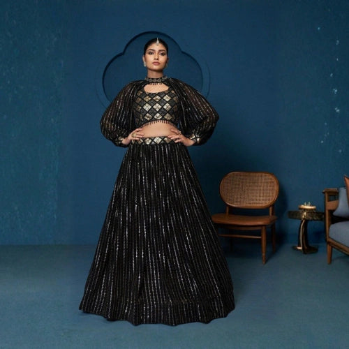 Noir Zareen Lehenga Set