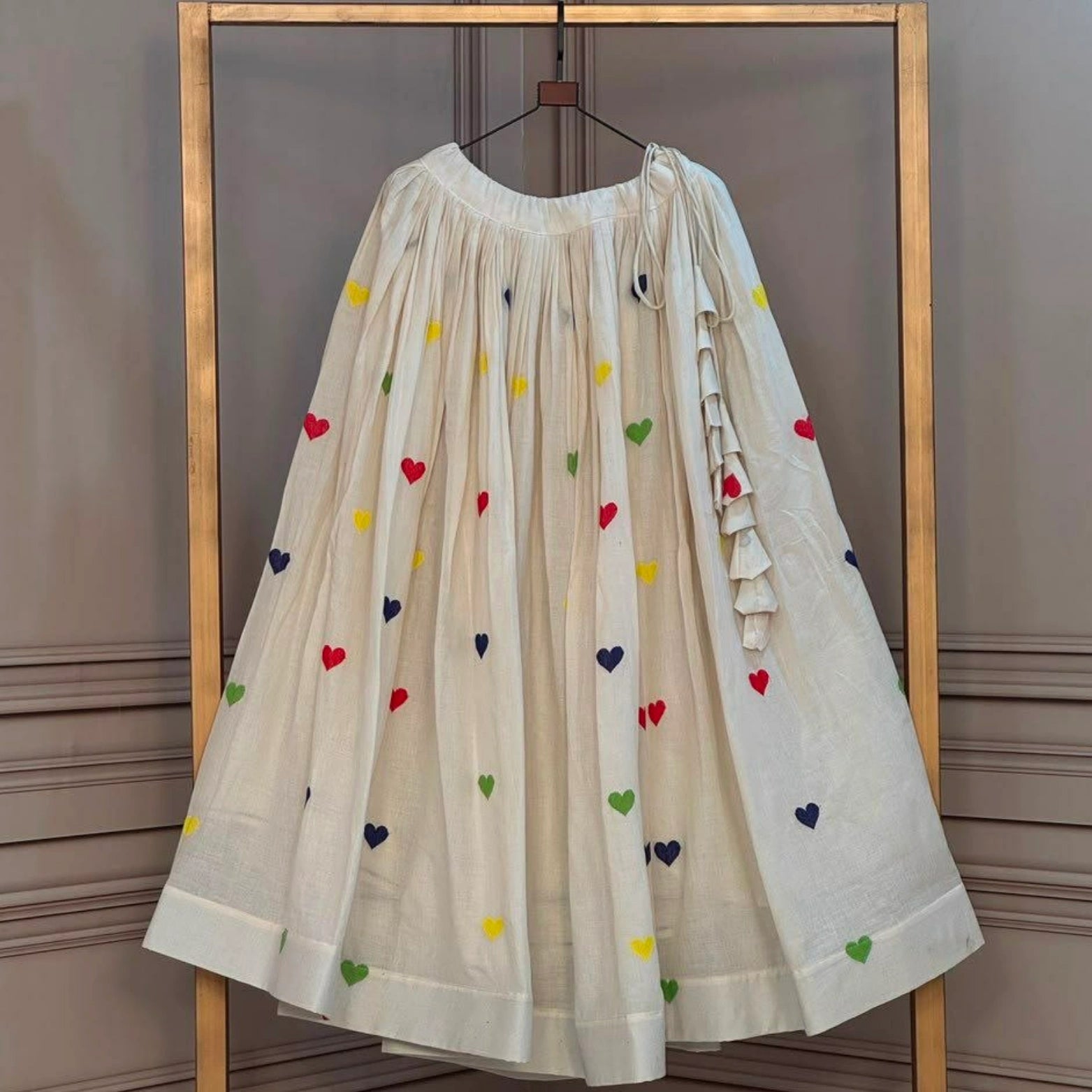 Rangoli Heartwork Cora Cotton Lehenga