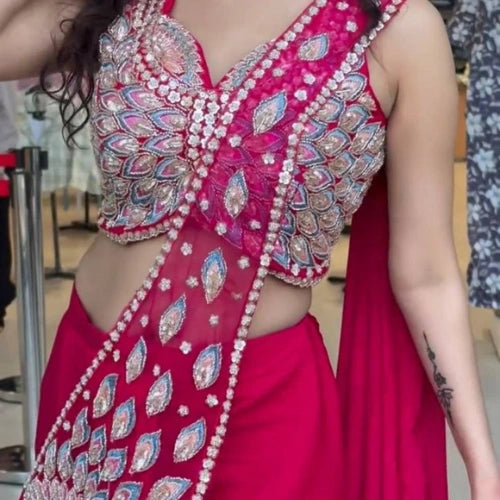 Ruby Royale Ready-to-Wear Saree