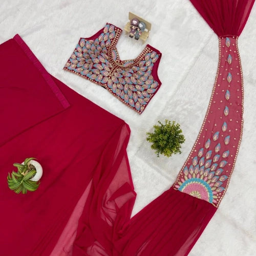Ruby Royale Ready-to-Wear Saree