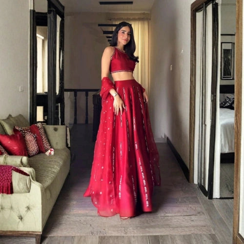 Ruby Raas Lehenga Set