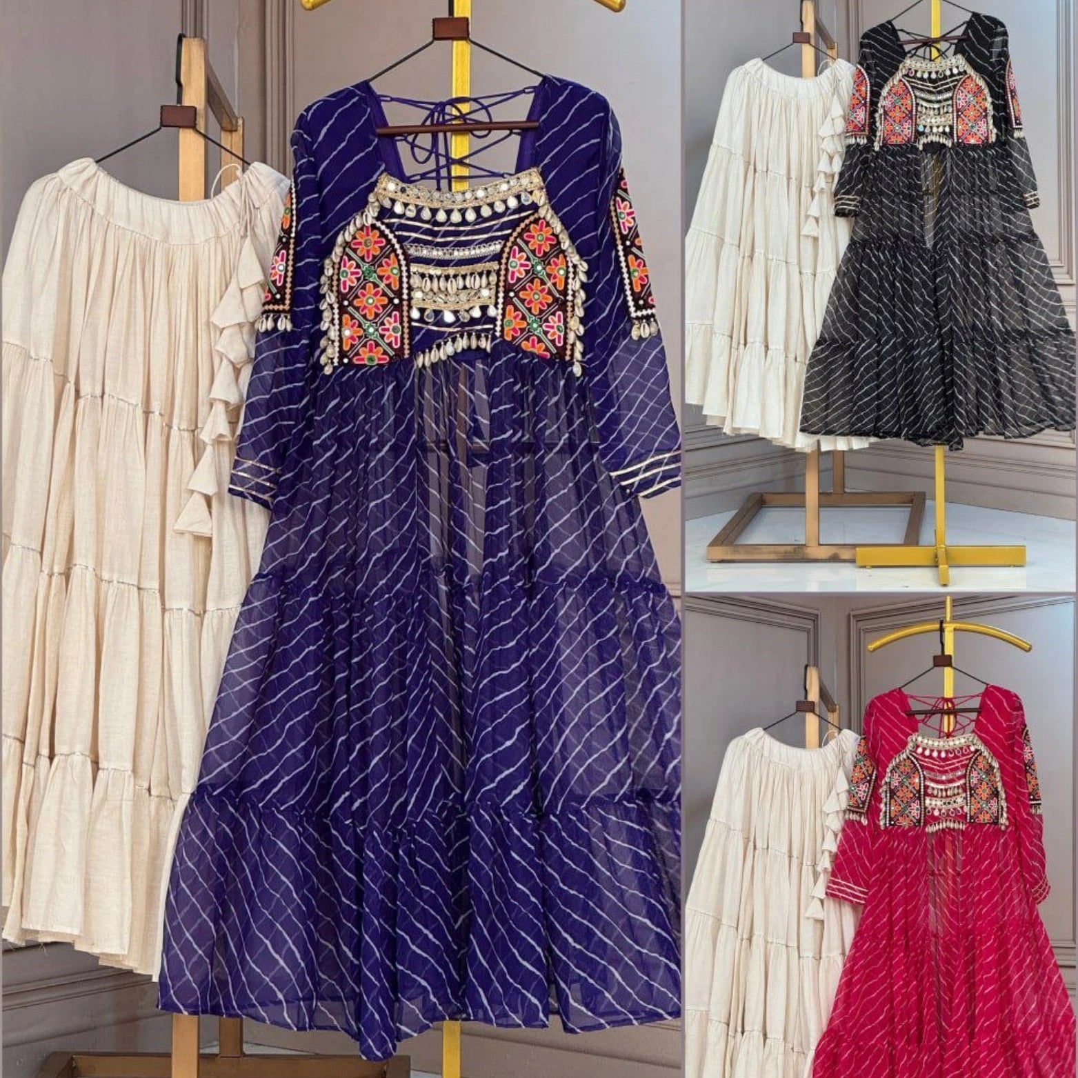 Gulabo Laheriya Kutchi Garba Set