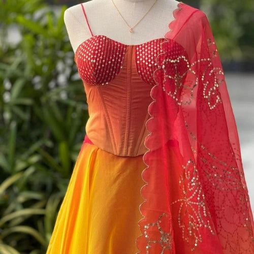 Sunset Soirée Lehenga Set