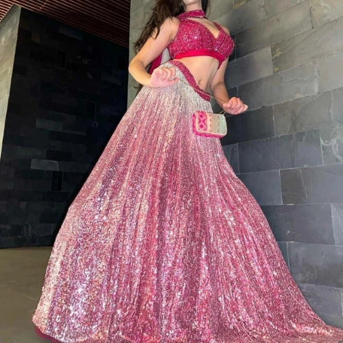 Stardust Blush Lehenga Set