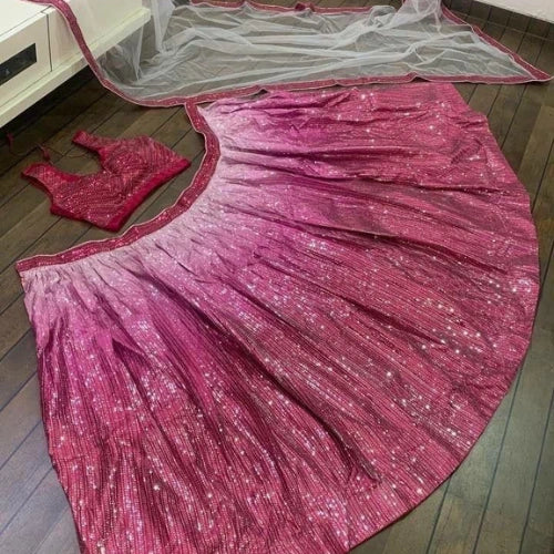 Stardust Blush Lehenga Set