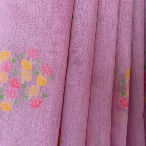 Gulnaar Jamdani Cotton Saree