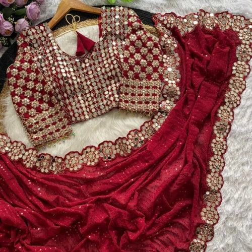 Noor Mirror Luxe Ready Saree