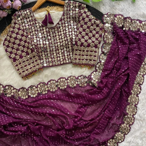 Noor Mirror Luxe Ready Saree
