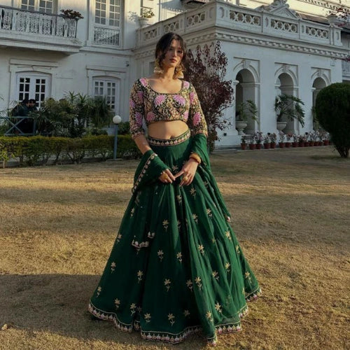 Mehfil Emerald Lehenga Set