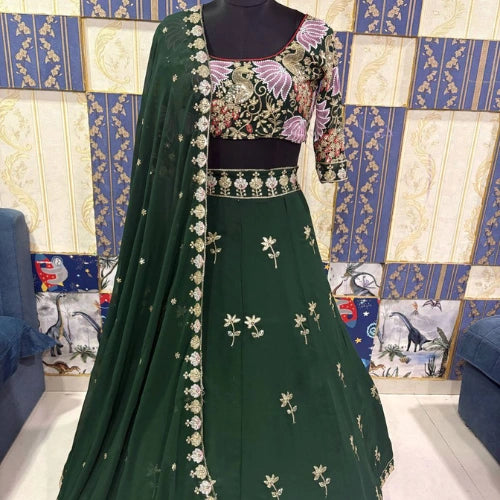 Mehfil Emerald Lehenga Set