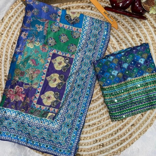 Meher Mirror Heritage Saree