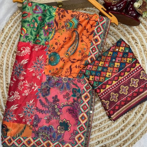 Meher Mirror Heritage Saree