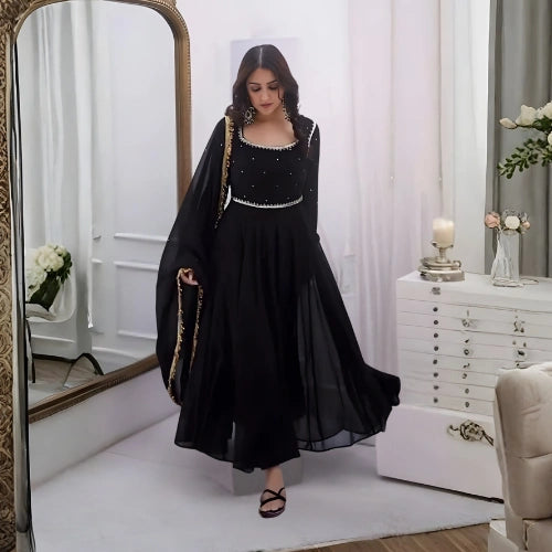 Anarkali Faux Georgette Set