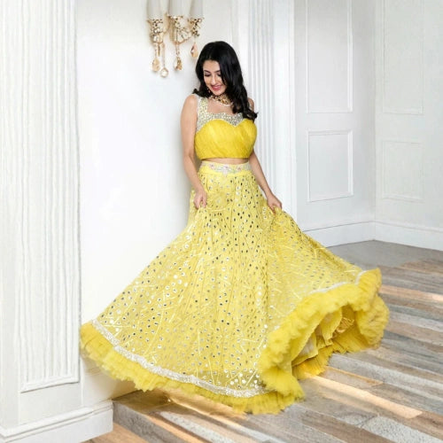 Noor-e-Lime Lehenga Set