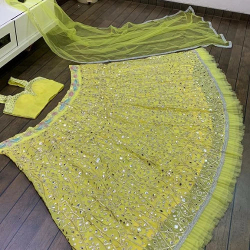 Noor-e-Lime Lehenga Set