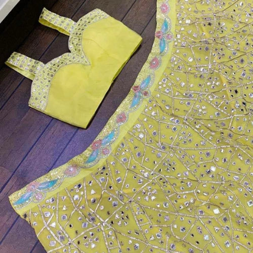Noor-e-Lime Lehenga Set