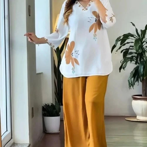 Pure Mul Cotton Digital Print Co-Ord Set