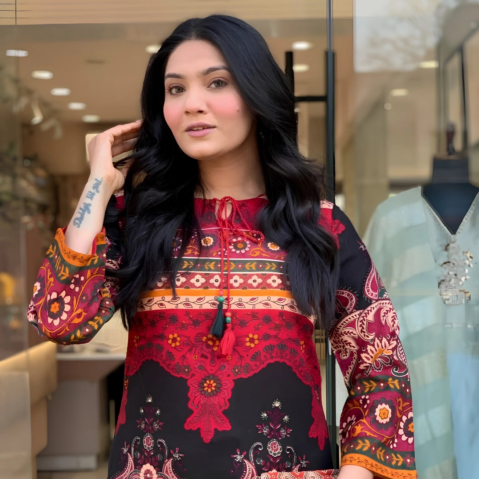 Pure Viscose Rayon Printed Co-ord Set