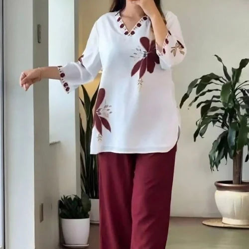 Pure Mul Cotton Digital Print Co-Ord Set
