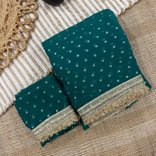 Maharani Royale Moss Satin Saree