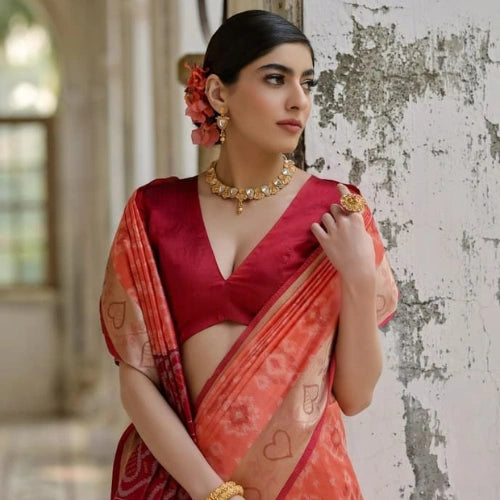 Pochampalli Heritage Raw Silk Saree