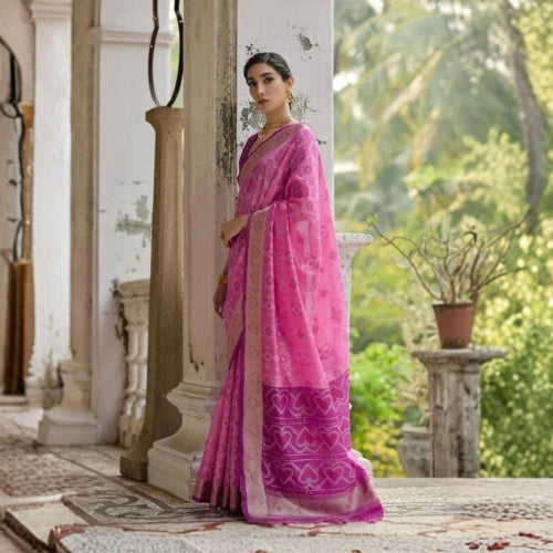 Pochampalli Heritage Raw Silk Saree