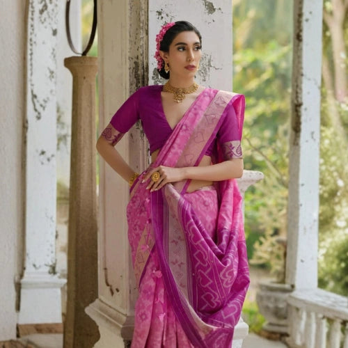 Pochampalli Heritage Raw Silk Saree