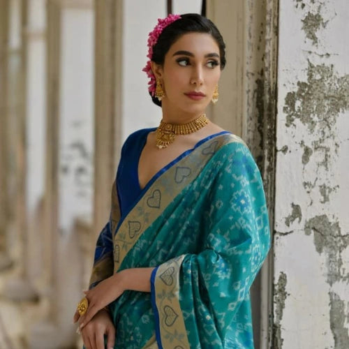 Pochampalli Heritage Raw Silk Saree