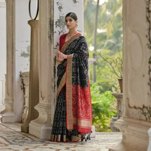 Pochampalli Heritage Raw Silk Saree