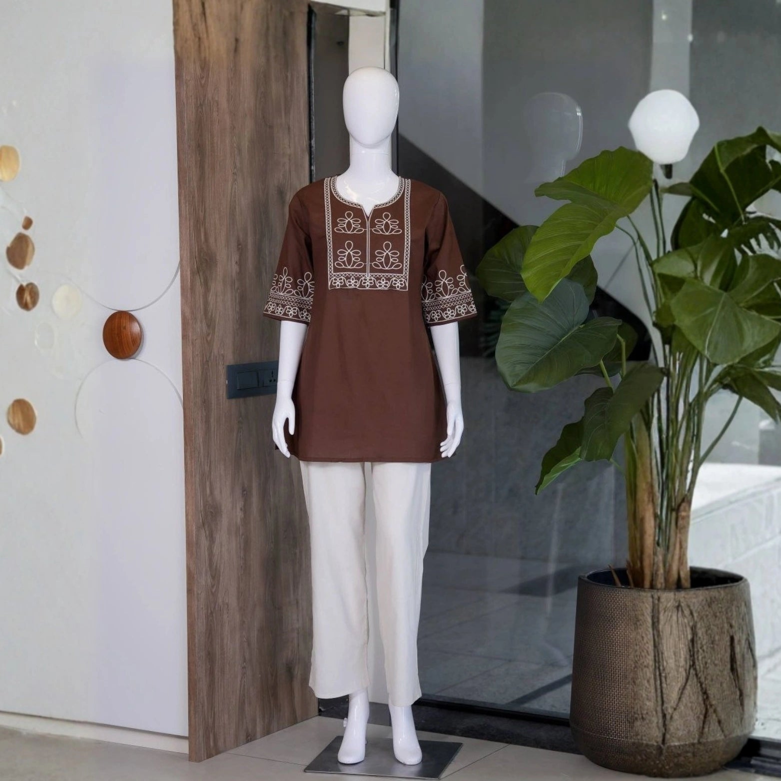 Premium Salab Cotton Kurta & Palazzo Set