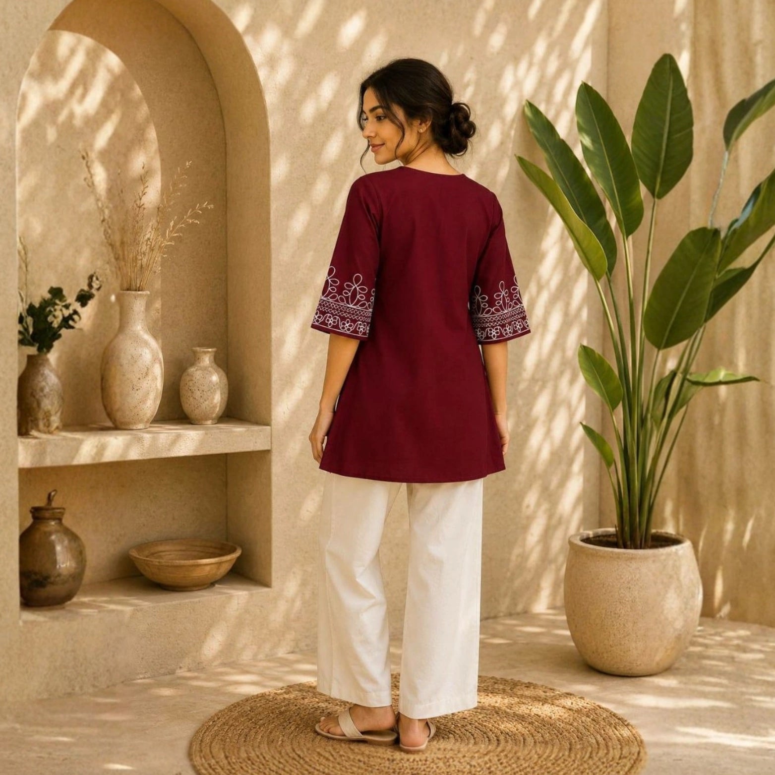 Premium Salab Cotton Kurta & Palazzo Set