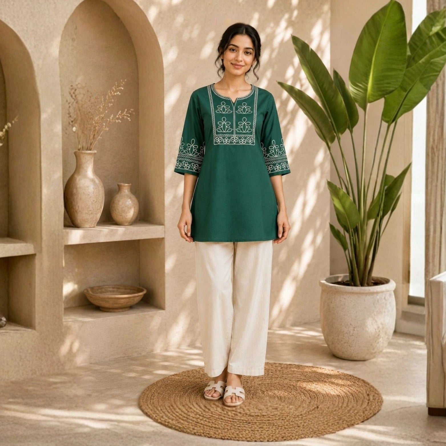 Premium Salab Cotton Kurta & Palazzo Set