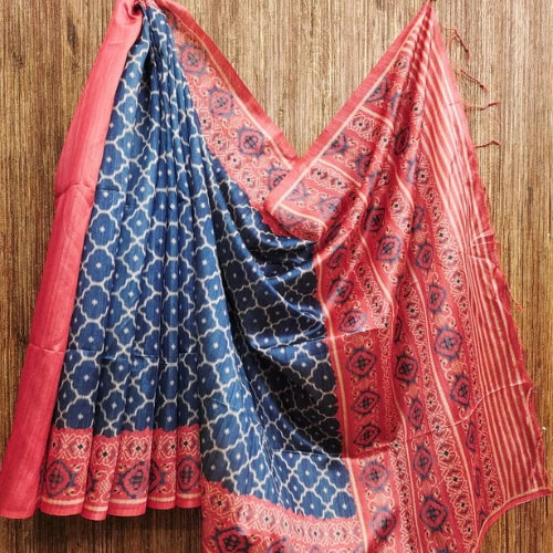 Patola Prism Tussar Silk Saree