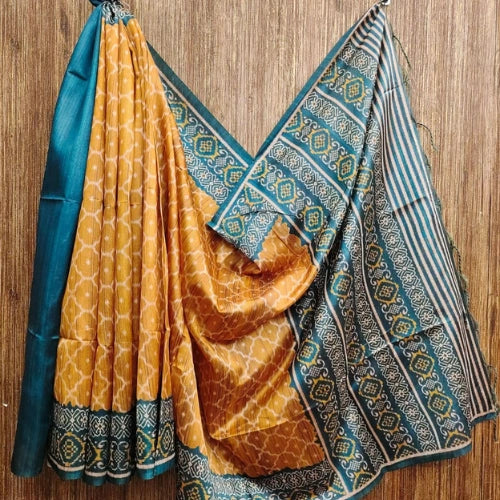 Patola Prism Tussar Silk Saree