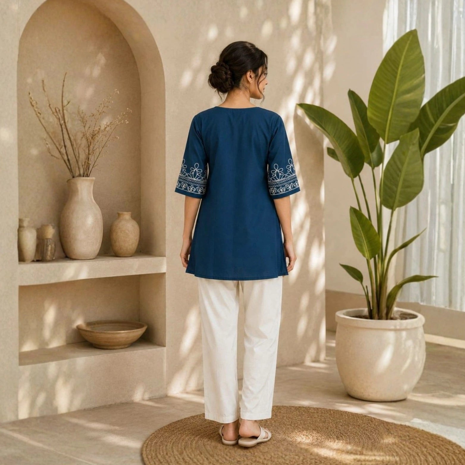 Premium Salab Cotton Kurta & Palazzo Set