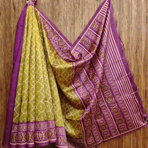 Patola Prism Tussar Silk Saree