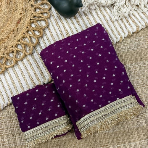 Maharani Royale Moss Satin Saree