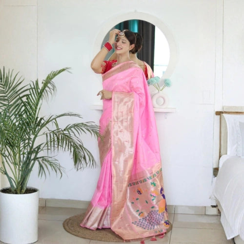 Kalakruti Paithani Silk Saree