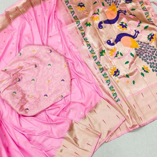 Kalakruti Paithani Silk Saree