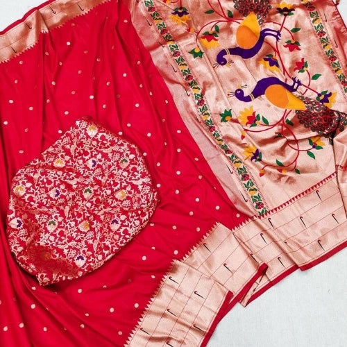 Kalakruti Paithani Silk Saree