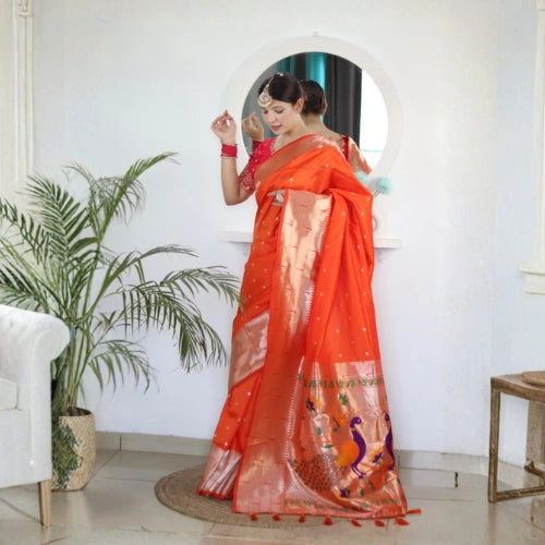 Kalakruti Paithani Silk Saree
