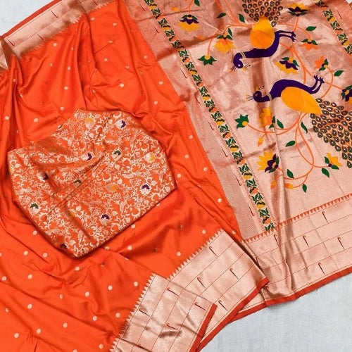 Kalakruti Paithani Silk Saree