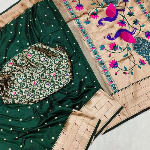 Kalakruti Paithani Silk Saree