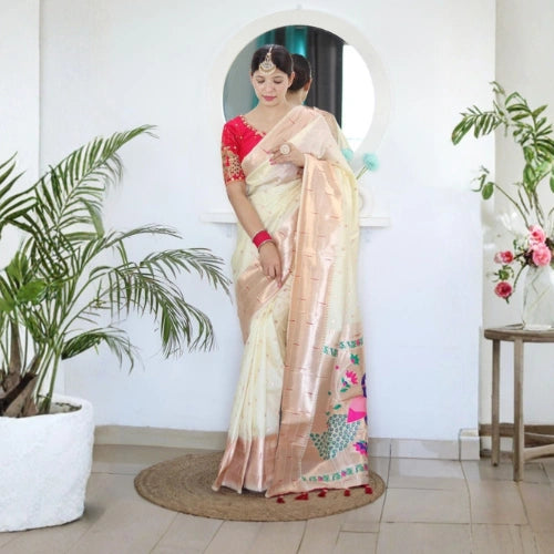 Kalakruti Paithani Silk Saree