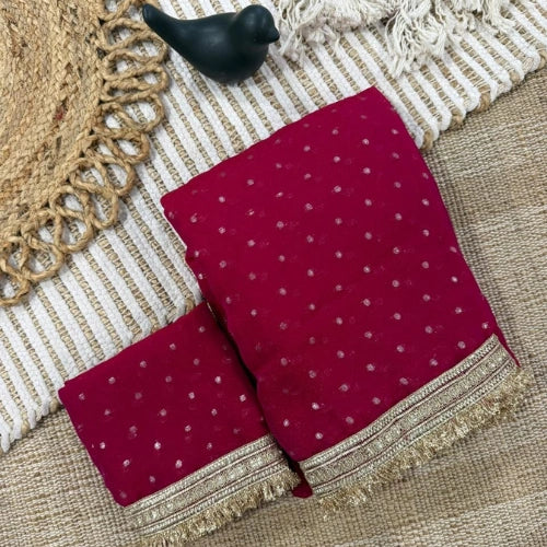 Maharani Royale Moss Satin Saree