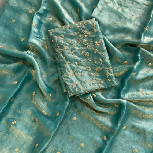 Sitara Sequined Satin Saree
