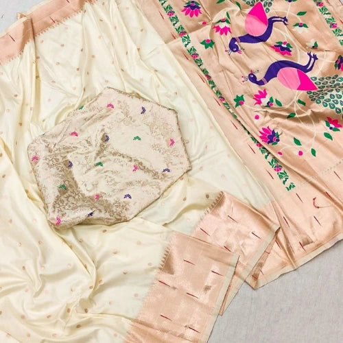 Kalakruti Paithani Silk Saree