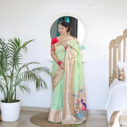 Kalakruti Paithani Silk Saree